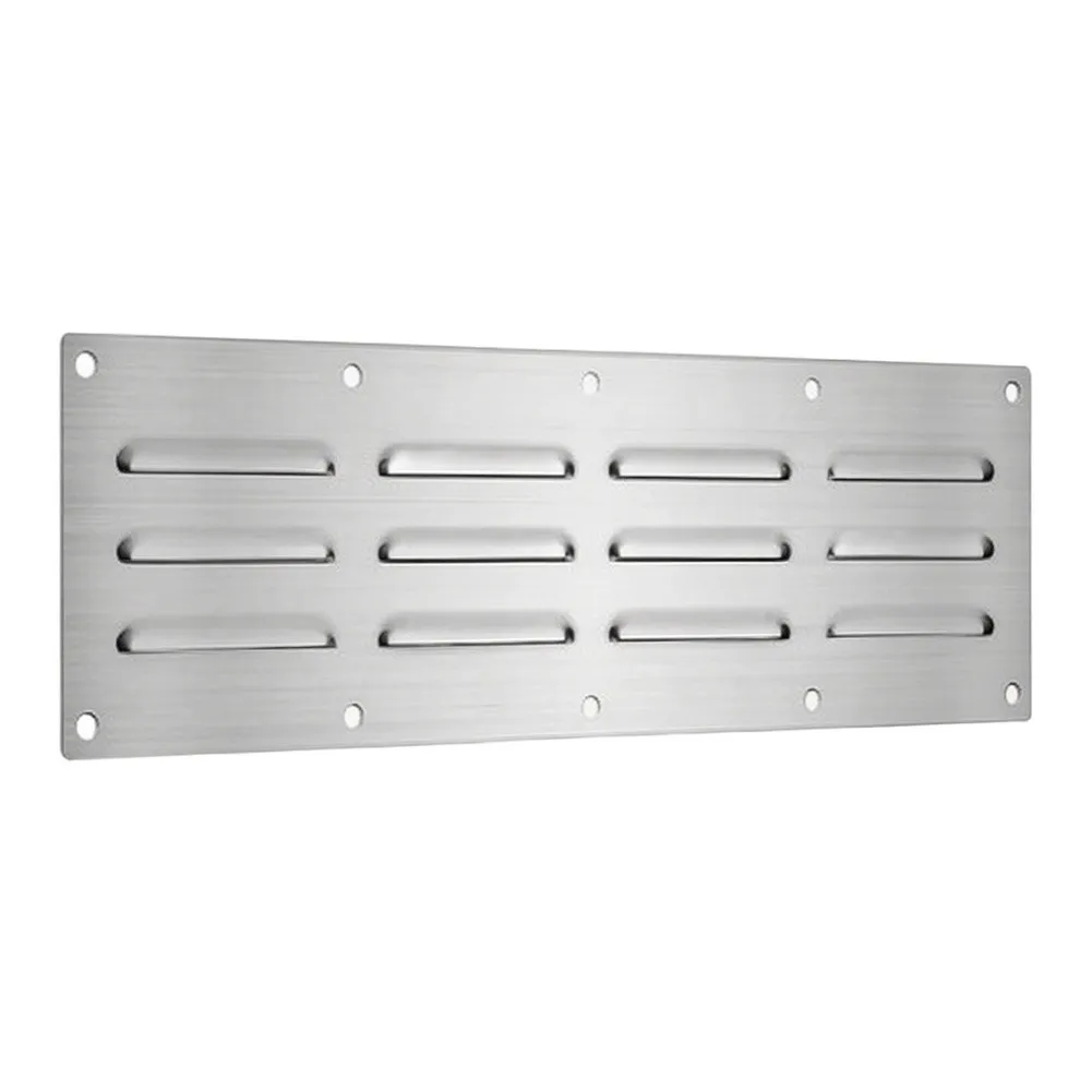 1pc Stainless Steel Venting Panel For Grill Accessory Replacement Air Venting Panel For Masonry Fire Pits Fireplaces Vent Cover