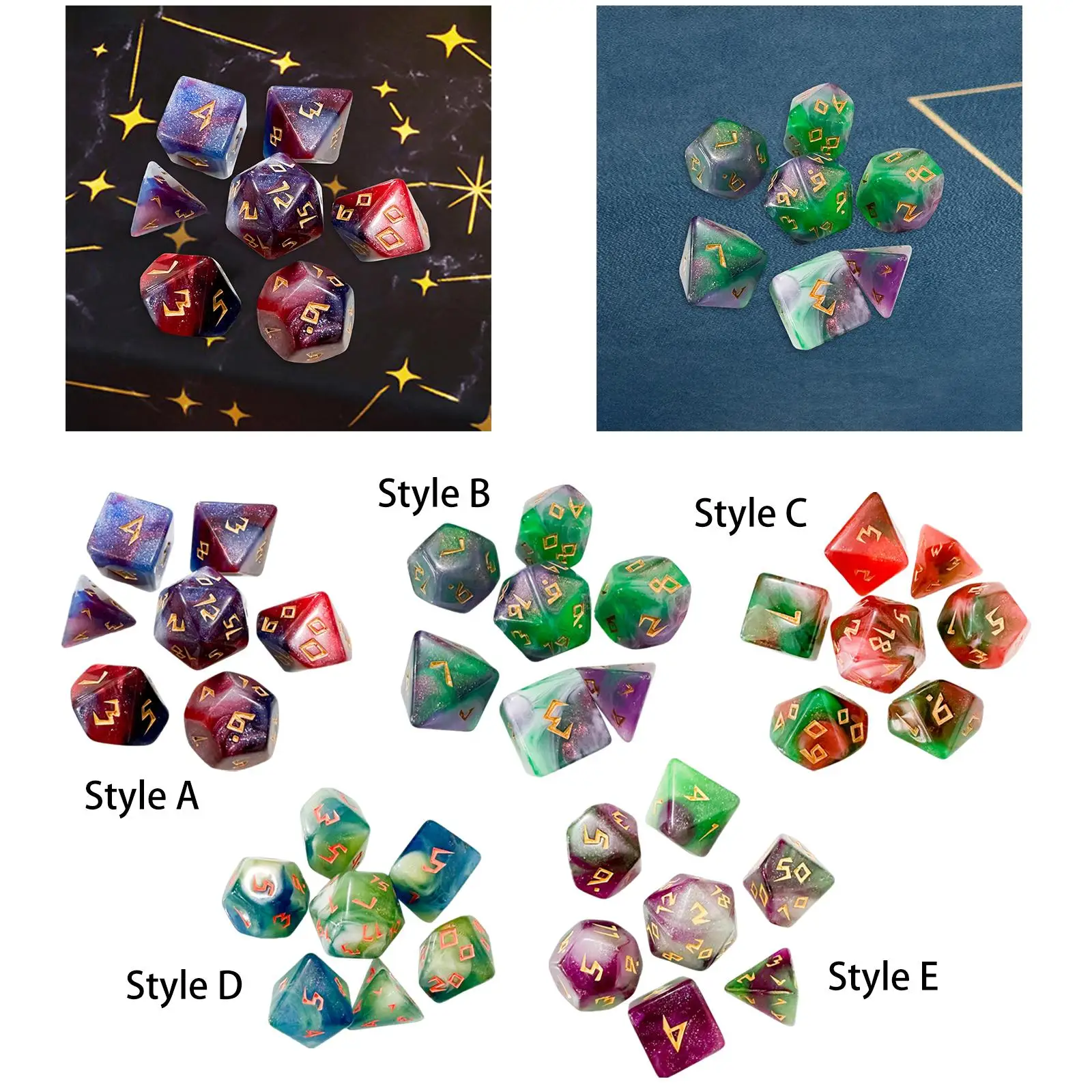 7X Polyhedral Dice … - image