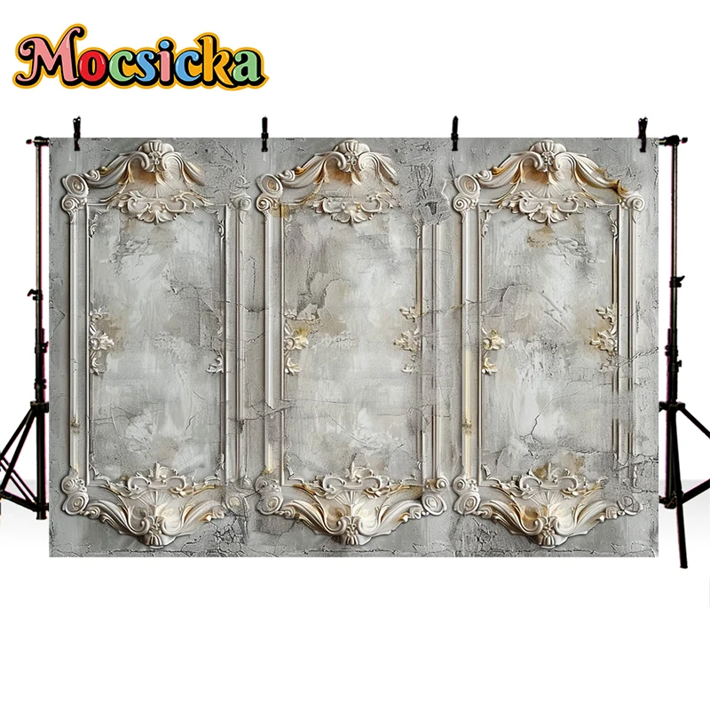 خلفية تصوير Mocsicka ، ديكور حائط رث عتيق ، أمومة زفاف ، بالغ ، خلفية صورة فنية للأطفال ، استوديو صور
