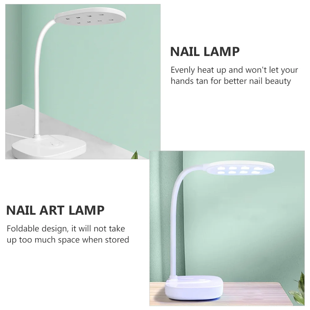 1Pcs Nail art Lampe Professionelle Wiederaufladbare Tragbare Nagel Gel Trockner Faltbare Design Maniküre Licht für Home Salon Verwenden