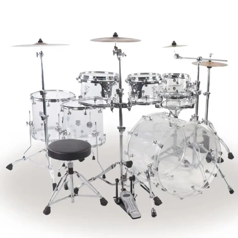 

High-quality musical instruments Acrylic 7-piece drum kit