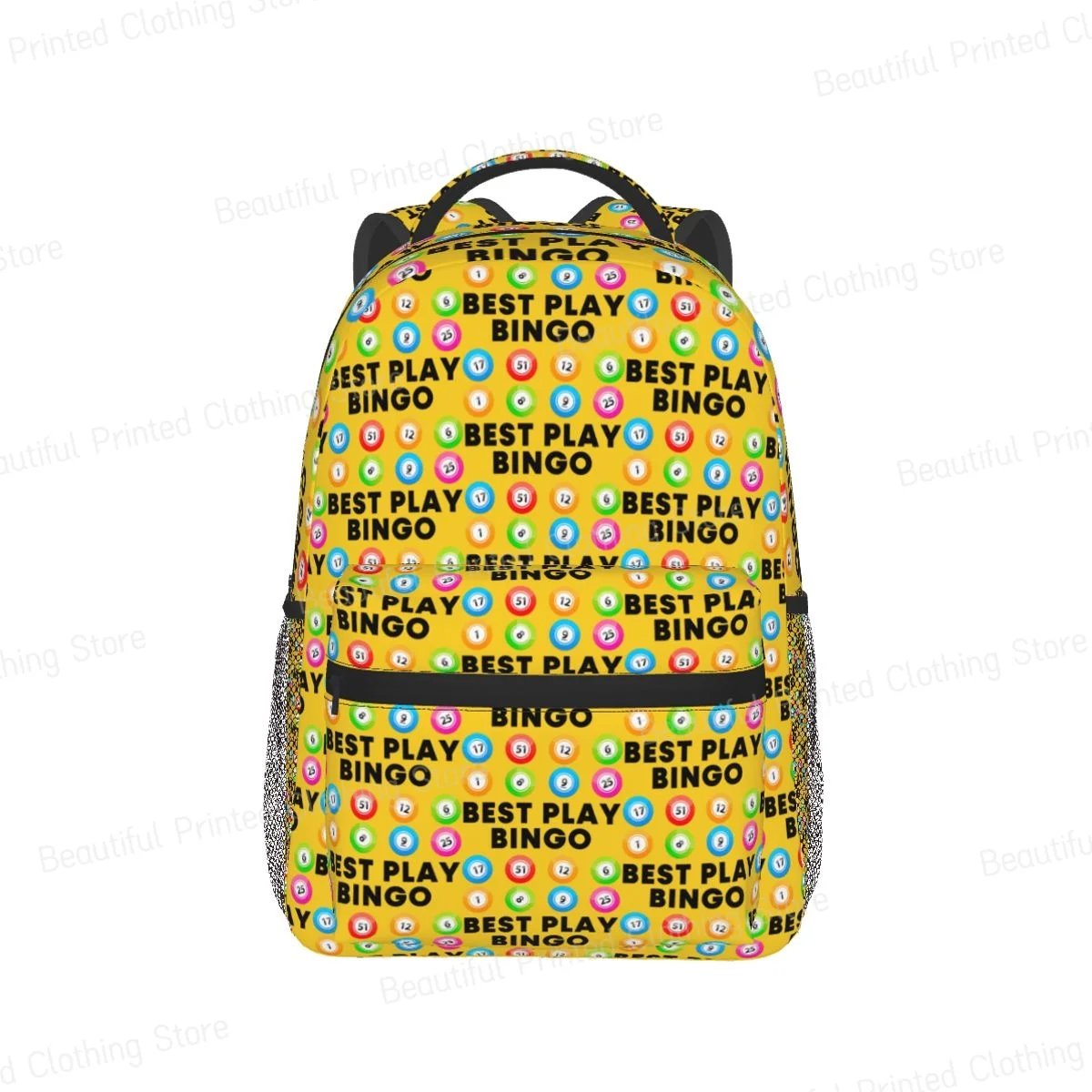 Versatile Backpack Boys Girls Bookbag Best Play Bingo Students School Bags Daily portable bag