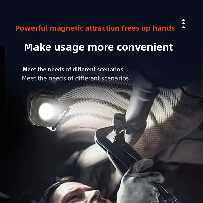 New Camping Tent Light: Ultra-Bright High-Lumen Camping Lamp, Multi-Functional COB Work Light for Auto Repair & Emergency Use