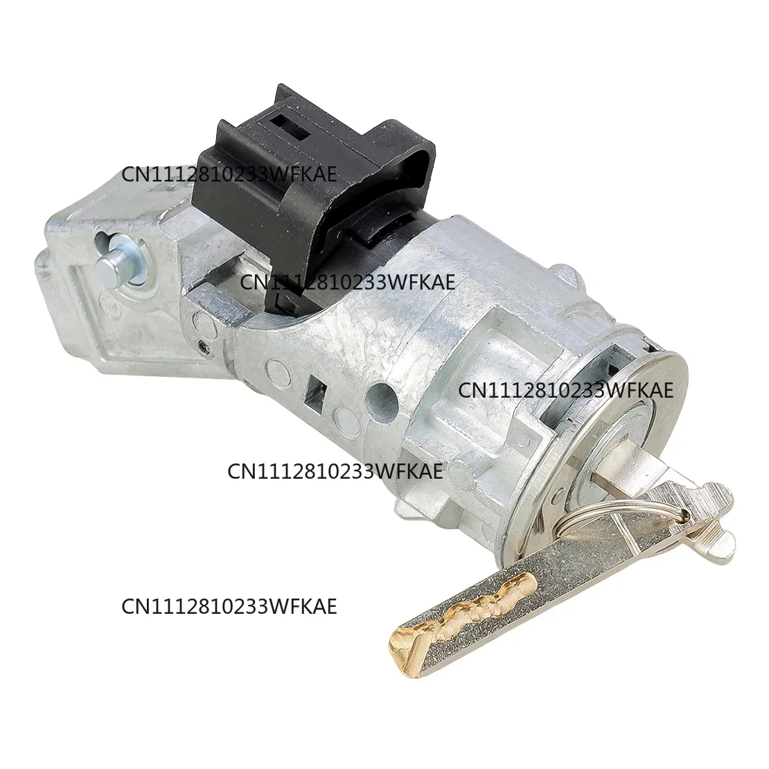 Silver Ignition Starter Switch Barrel Lock With Keys Fit for Peugeot Partner MK2 2008 2009 2010 2011 2012 2013 2014 2015-2017