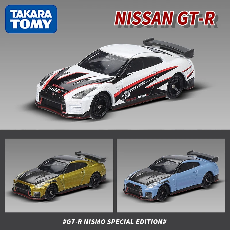 TOMY NISSAN GTR NISMO Specjalna edycja Alloy Car Diecasts i pojazdy zabawkowe Model samochodu Miniaturowy model samochodu w skali dla dzieci