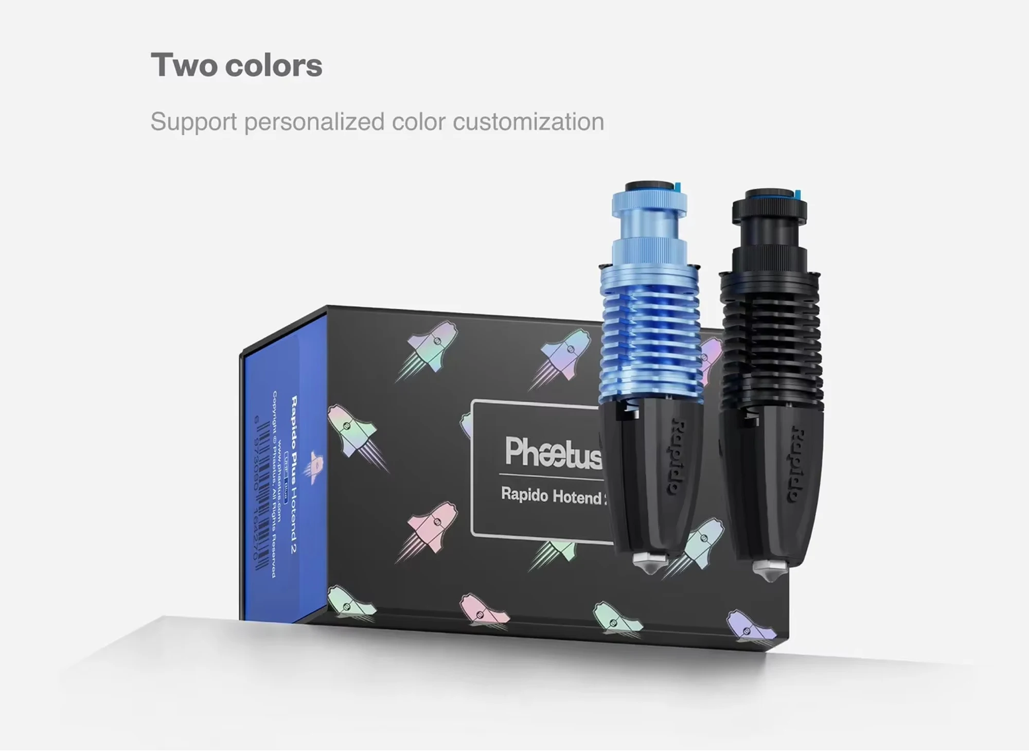Trianglelab Phaetus RAPIDO HOTEND 2 High Flow RAPIDO V2 104GT-2/PT1000 für VORON DDE DDB Extruder Ender3 V2 CR10 V3 115W – Detail 11