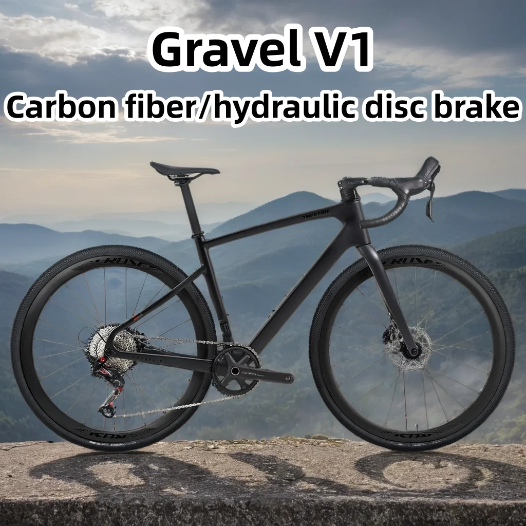 

Gravel V1 Carbon Fiber Gravel Road Bicycle Full Oil Disc Brake All Terrain Off-road Bike Carbon Fiber Front Fork Gravel Bike