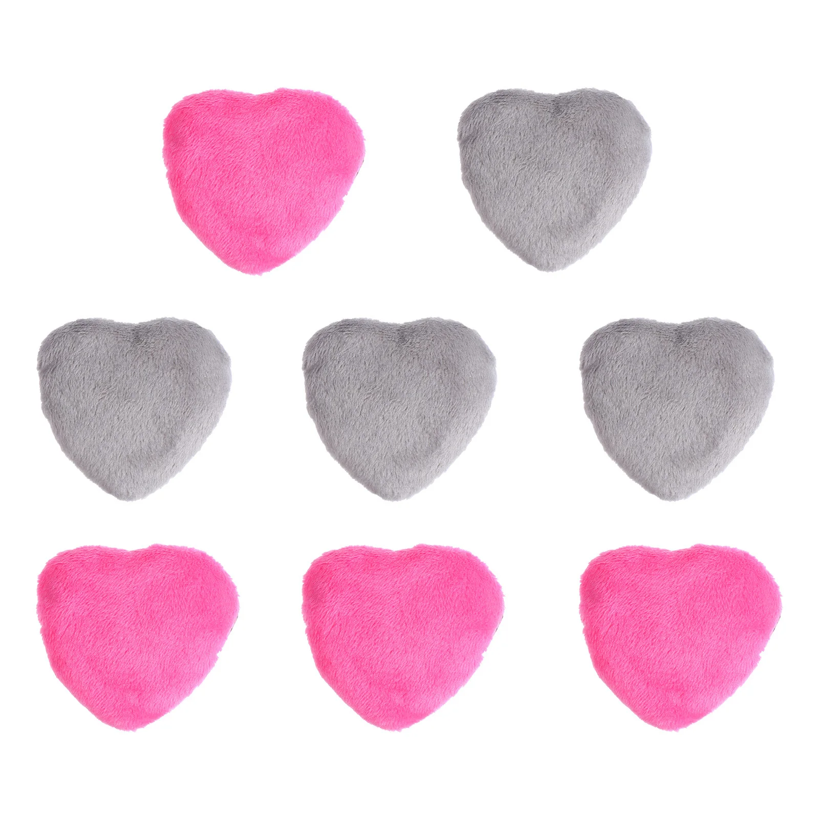 8Pcs Face Powder Puff Heart Shaped for Loose Mineral Body Powder Application Smooth Even Coverage with Back