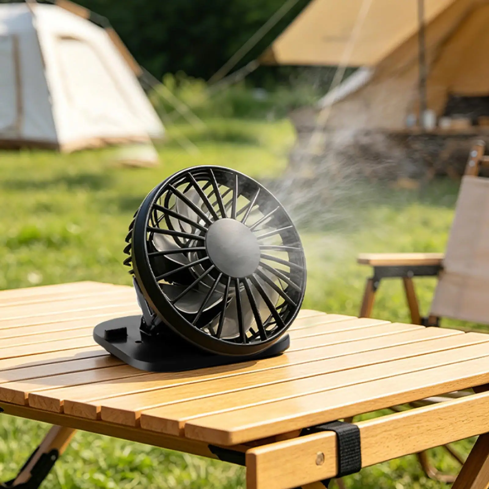 Hat Clip Fan 3 Speeds Hands-free Cooler USB Rechargeable Portable Clip On Fan for Outdoor Camping Running Fishing Garden Yard - view 2