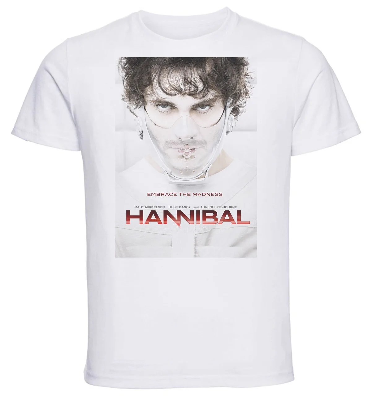 T-Shirt Unisex weiß Playbill TV-Serie Hannibal Variante 02