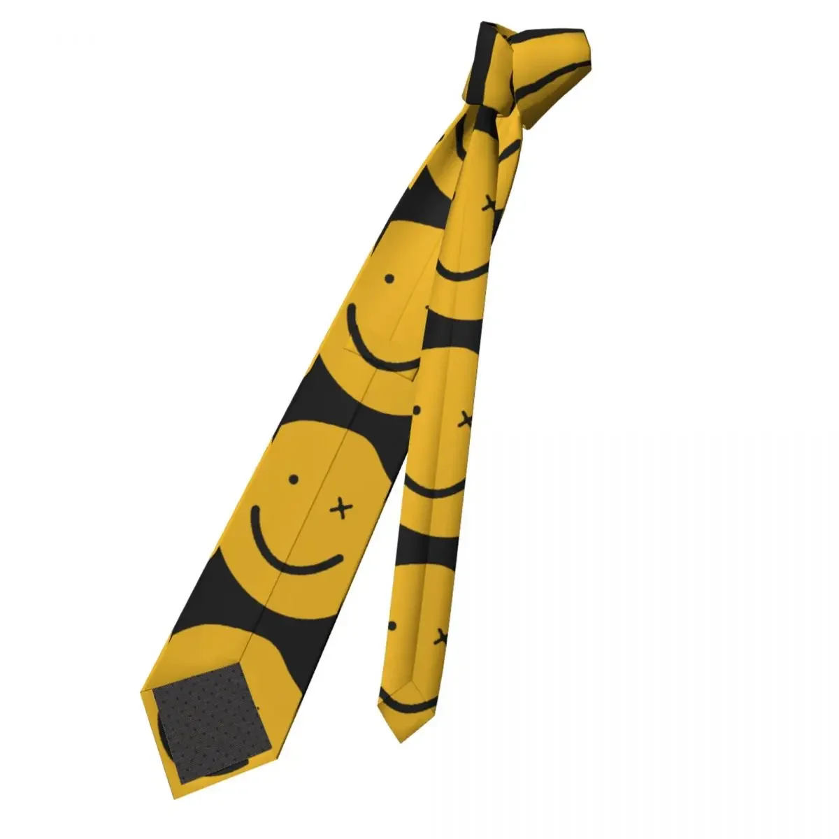 Smiler Men Women Necktie Silk Polyester 8 cm Classic Smile Smiling Face Neck Ties for Men Accessories Cravat Cosplay Props