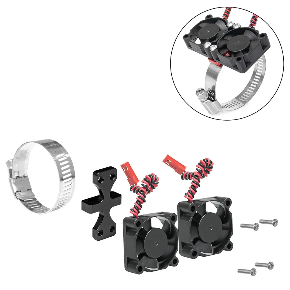 

3660 3670 4074 4068 4284 4274 1515 4284 4985 1717 Motor Heatsink Cooling Fan for 1/5 1/6 1/8 1/10 RC Car