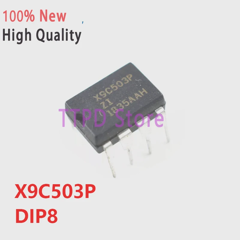 New Original X9C503 X9C503P X9C503PIZ DIP8 Digital Potentiometer High Quality