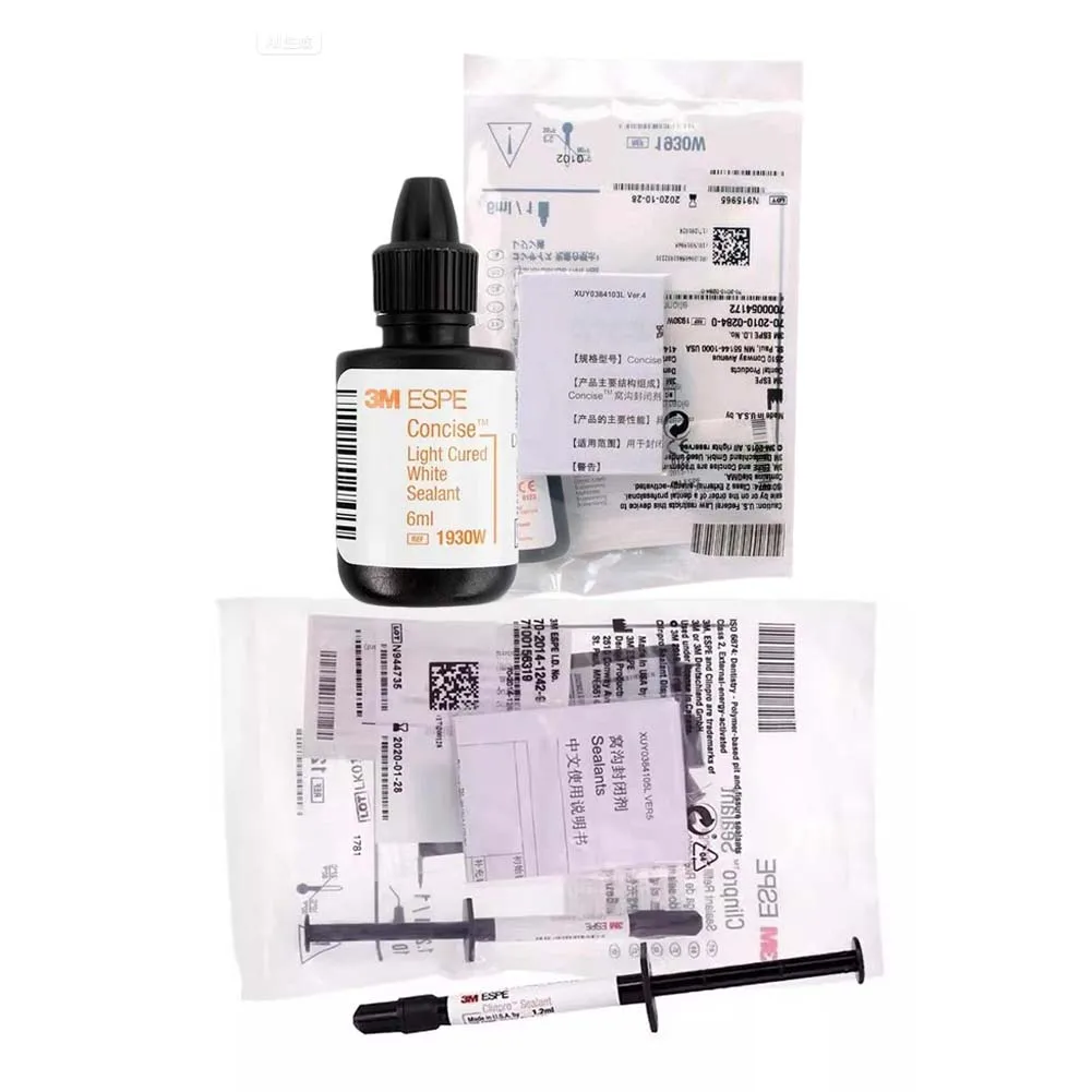 

Light Cure 3M Pit And Fissure Sealant Fluoride Color Change Clinpro Sealant Dental Caries Seal 3M ESPE Concise White Resin Agent