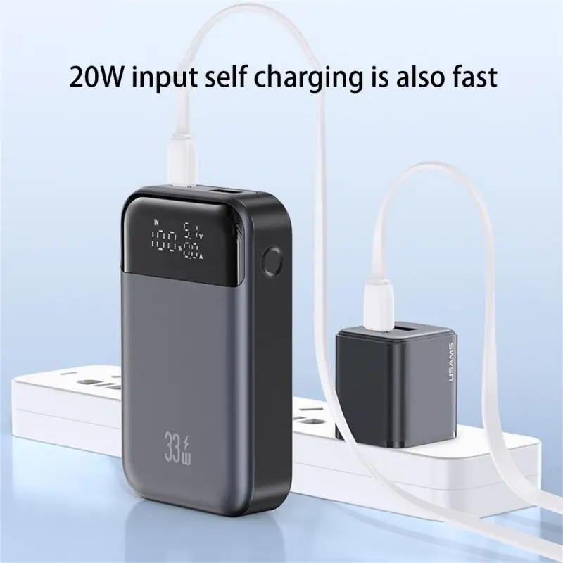 

Mini Power Bank 10000mAh 33W PD Fast Charging Powerbank Portable External Battery Phone Charger for iPhone Xiaomi Samsung 2025