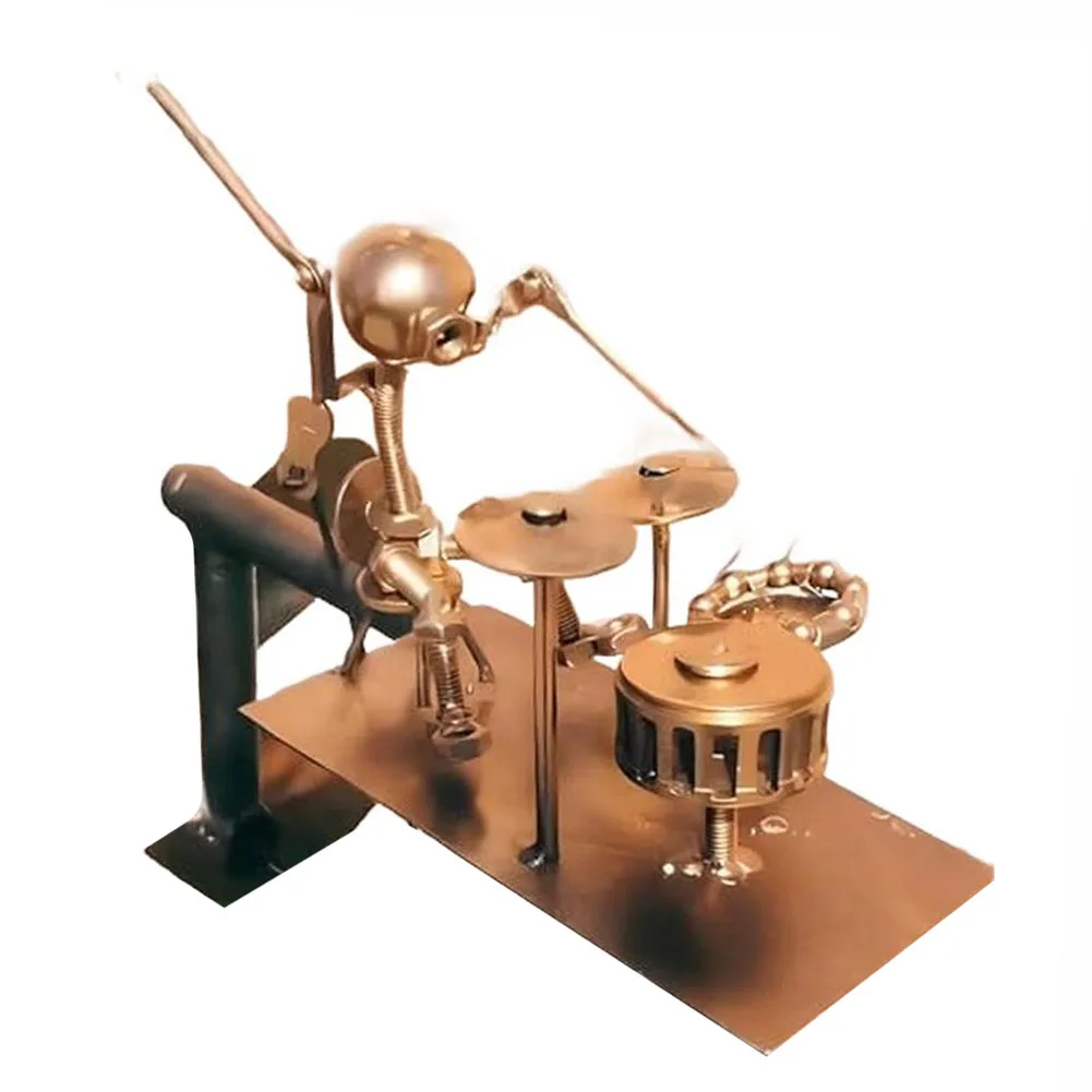 

Musical Garden Decor 20x17x6.5cm Handmade Musical Garden Decor Creative Party Displays Handcrafted Iron Windmill