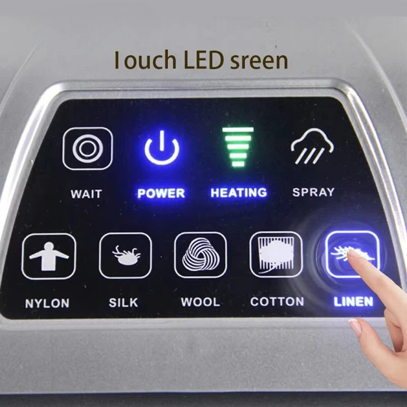 

Паровой утюг RS-810T 32-дюймовый электрический паровой утюг с сенсорным экраном для домашнего и коммерческого стирки в отеле