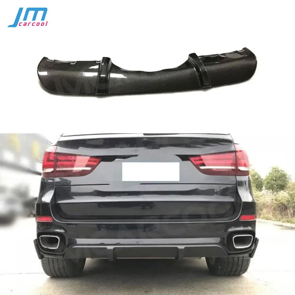 

Carbon Fiber Rear Bumper Lip Diffuser Splitters Spoiler For BMW X5 F15 M Sport 2014-2018 FRP MP Style Diffuser