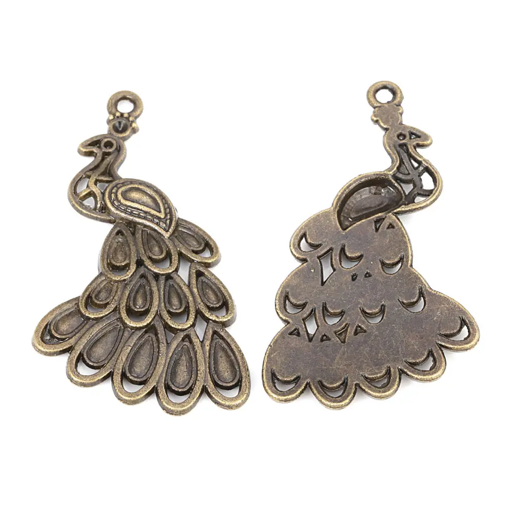 Vintage Style Zinc Alloy Bird Owl Parrot Peacock Charms Pendants Diy Jewelry Making Supplies Necklace Earrings Accessories