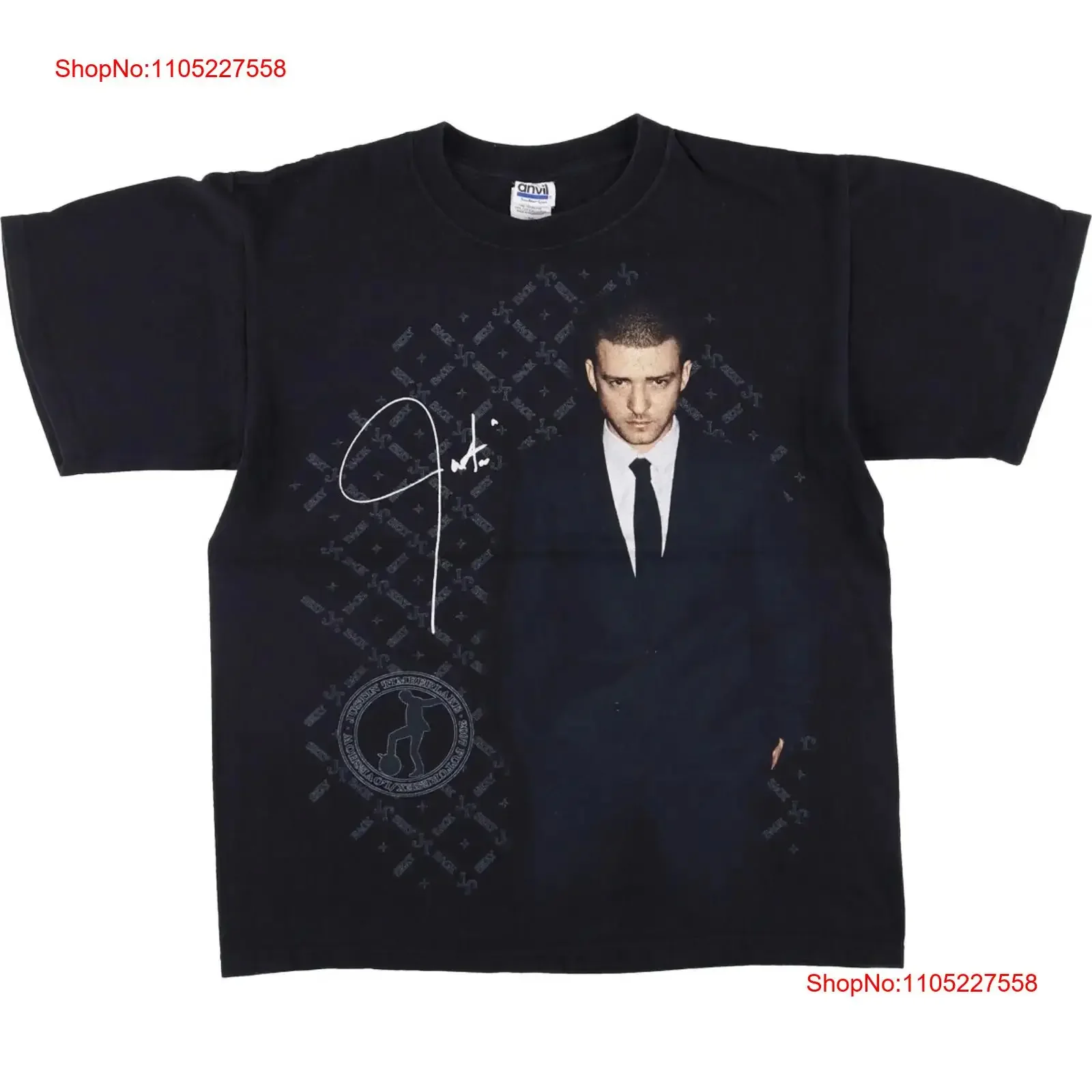 Anvil Justin Timberlake Band T Shirt Men's Medium Size eaa472087 vintage Washed Soft Unisex Casual Breathable Stretched