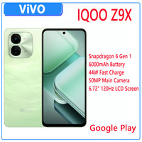 New VIVO IQOO Z9x 5G Mobile Phone Snapdragon 6 Gen 6000mAh 44W VOOC 6.72 Inch LCD 120Hz 50MP Rear Camera OTA Update