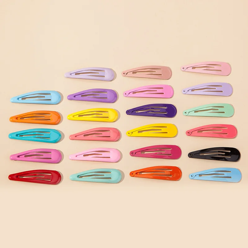 Girls Hair Clips 2 Inch Non-Slip Metal Hair Barrettes For Kids Baby Women Teens Toddlers Kawaii Candy Color Hair  Accessories