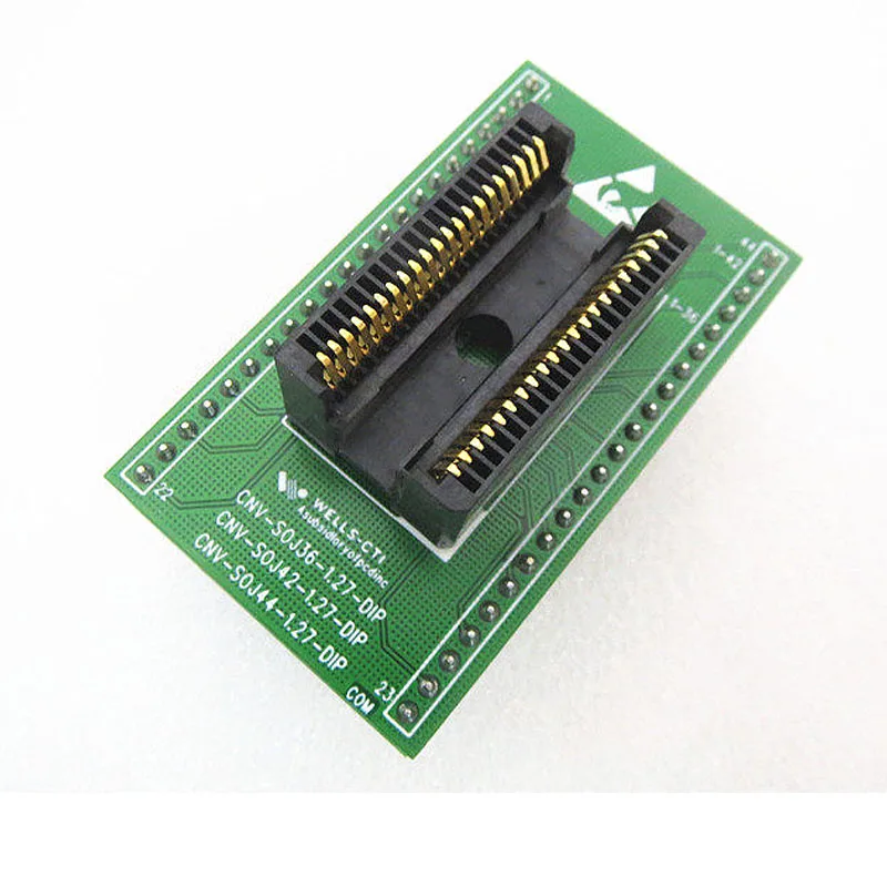 

Test Socket test bench CNV-SOJ36-1.27-DIP CNV-SOJ42-1.27-DIP SOJ44 SOJ42/DIP 400MIL Burn-in Socket gold plating IC testing seat