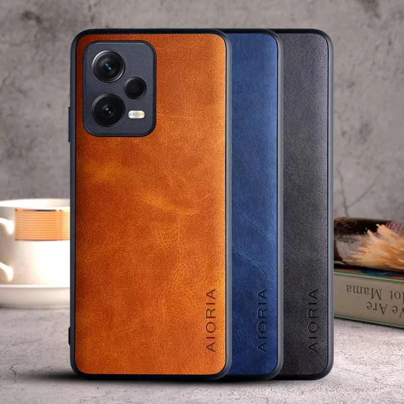 Fall für Redmi Note 12 Pro plus Turbo 5g 4g Coque Luxus Vintage Leder Skin Cover Funda für Redmi Note 12 Pro Fall Capa Turbo