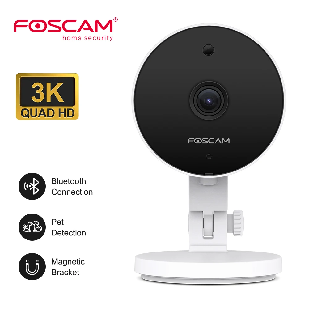 Foscam 5MP double bande WiFi caméra IP bébé moniteur détection de mouvement 3K CCTV caméra 3MP maison intelligente 24/7 enregistrement vidéo Surveillance