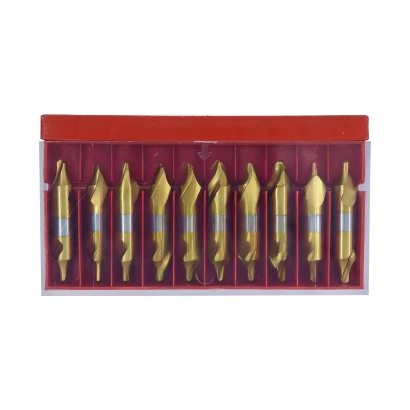 Hongfeng Fully Ground R-type Center Drill, R2/R3/R4/R5/R6, Stainless Steel Special Spiral Center Drill