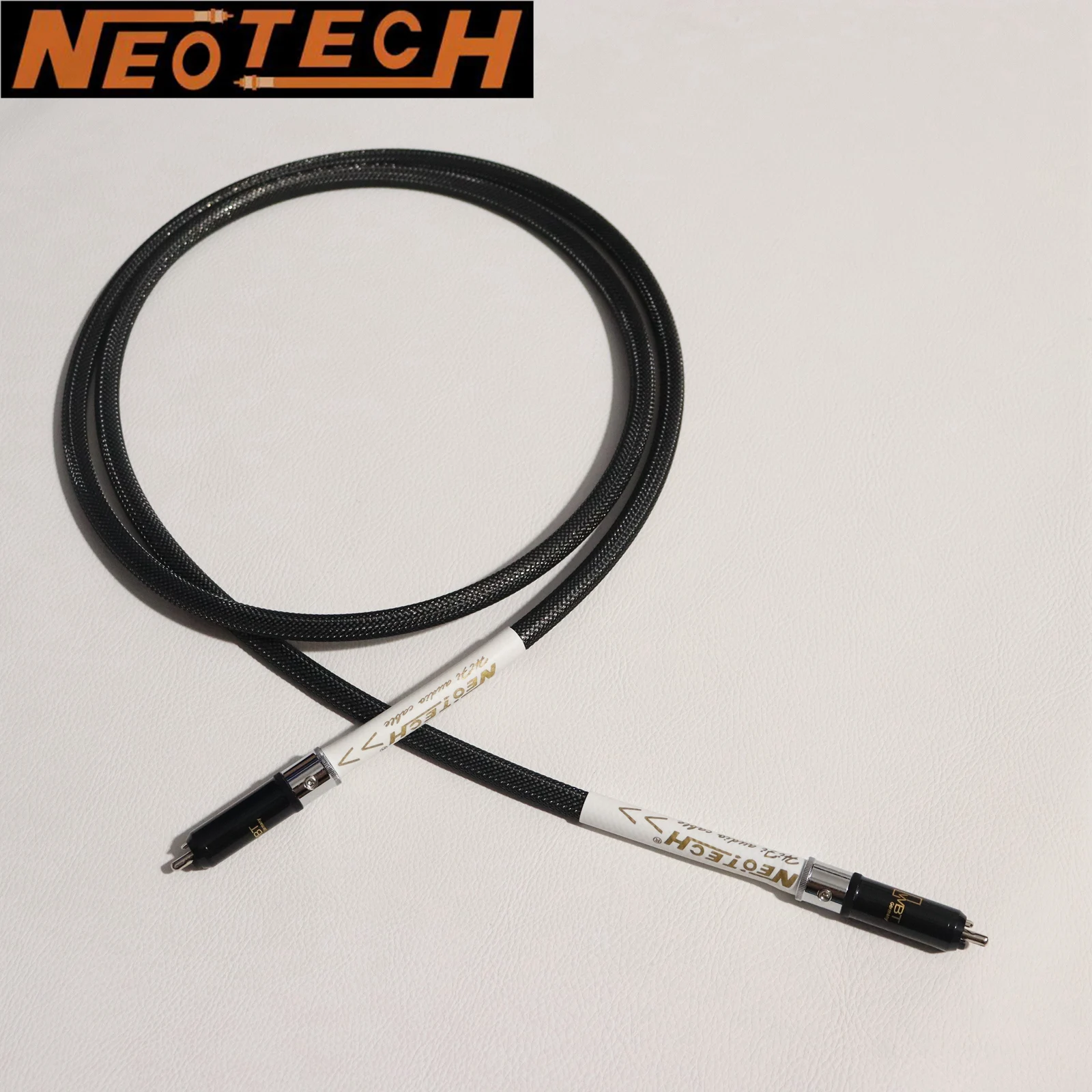 NEOTECH RCA audio Coaxial Cable OCC single crystal copper silver-plated 75ohm AES/EBU digital cable with WBT 0152ag RCA plug