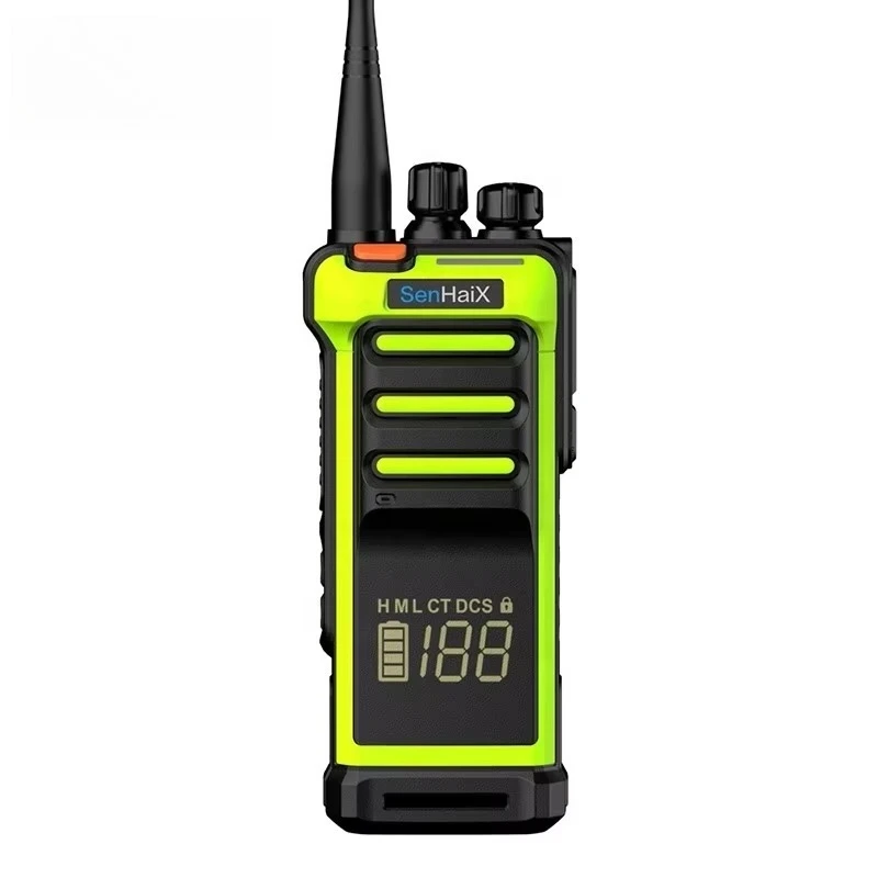

High Quality 10w Watt Walkie Talkie Two Way Radio Long Range 30km SenHaiX GT-10 Uhf 400-470MHz Single Band