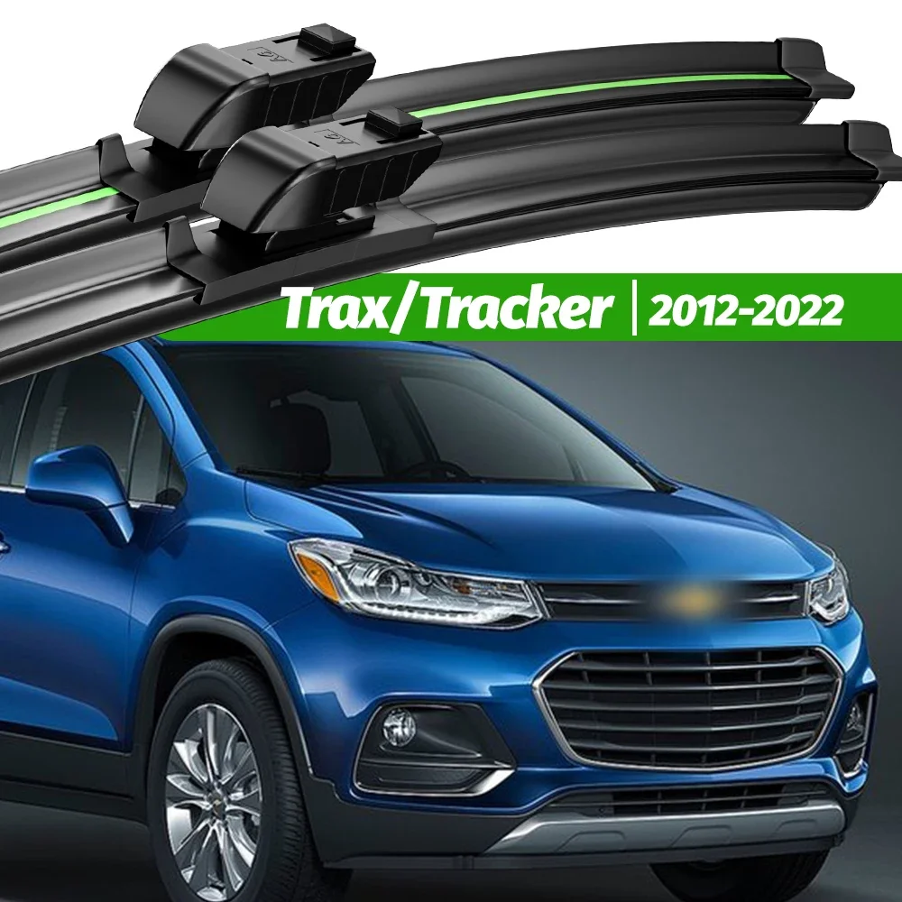 

For Chevrolet Trax Tracker 2012-2022 2pcs Front Windshield Wiper Blades 2013 2015 2016 2018 2019 Windscreen Window Accessories