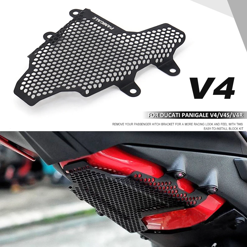 

New Motorcycle Pillion Peg Removal Kit Fuel Tank Cover Guard Fuel Tank Protection Net For DUCATI PANIGALE V4 Panigale V4R V4S