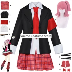 Anime Shugo Chara Hinamori Amu Cosplay Costume Humpty Lock Japanese JK School Uniforms Skirt Wig Woman Lovely Campus Suit