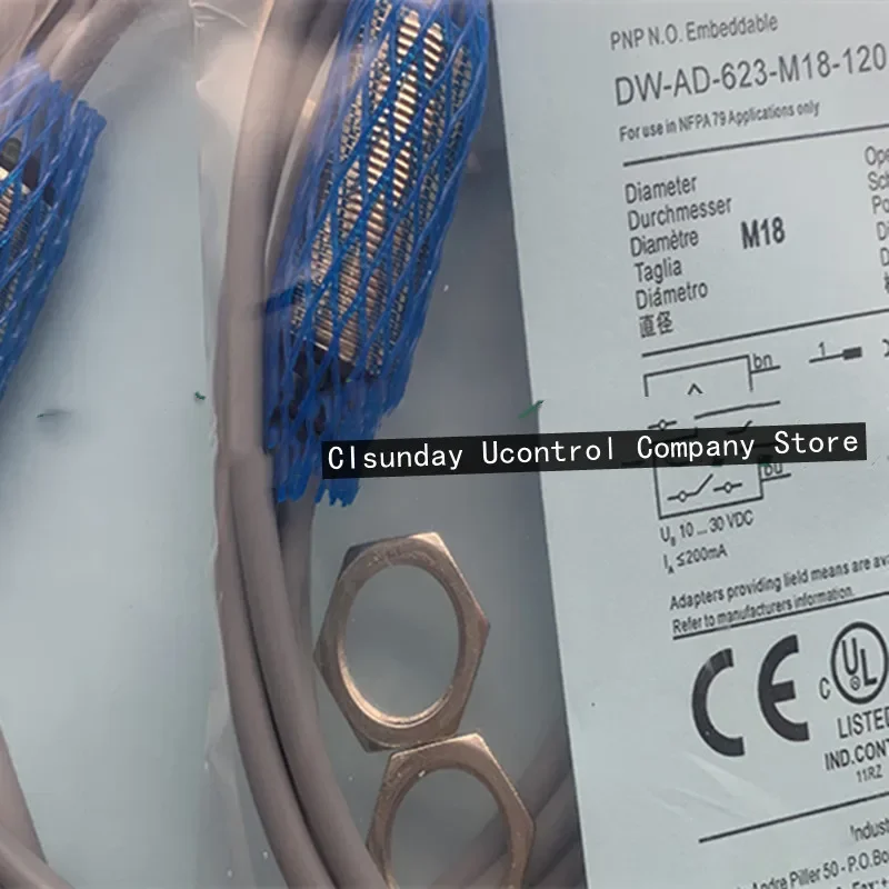 

3 шт. Новые датчики приближения DW-AD-623-M18 DW-AD-623-M18-120 DW-AD-623-M18-241 DW-AD-623-M18-245 DW-AD-623-M18-002 DW-AD-623-M12-126