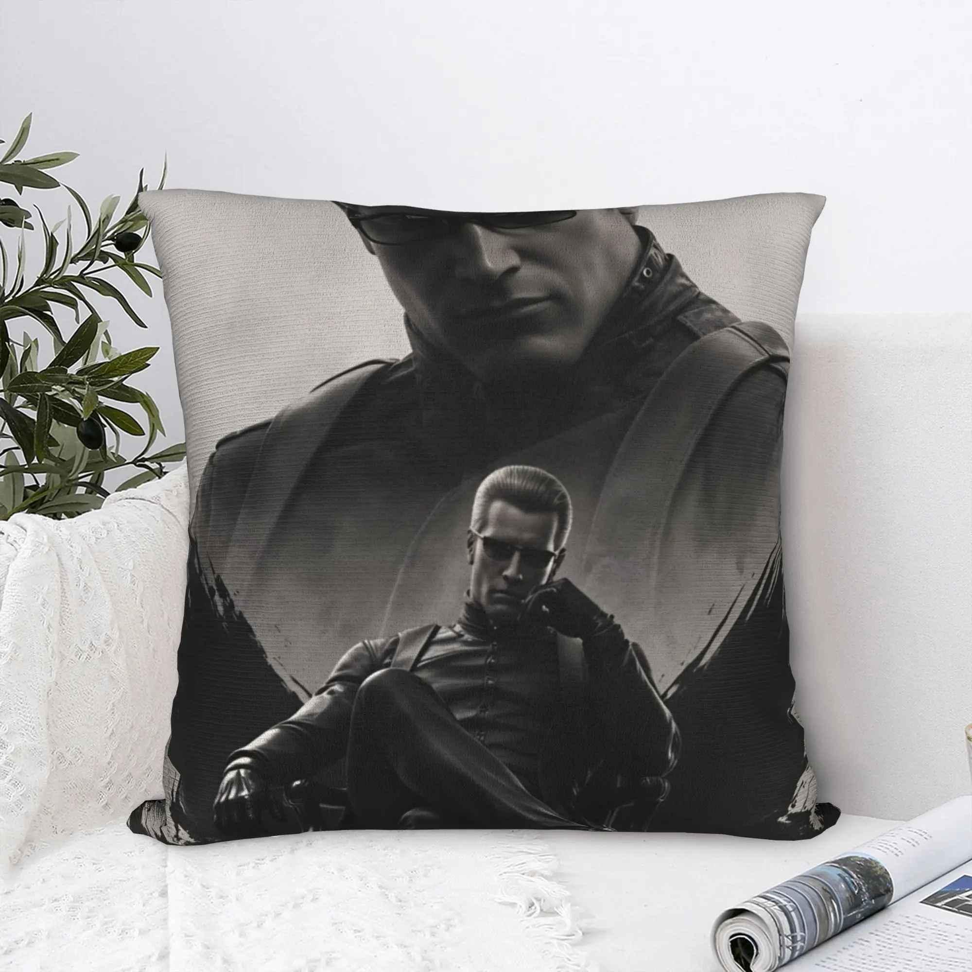 Pillow Case Albert Weskers  Comfy  Pillow Cover For Sofa Couch Bed Living Room Funny Pillowcases