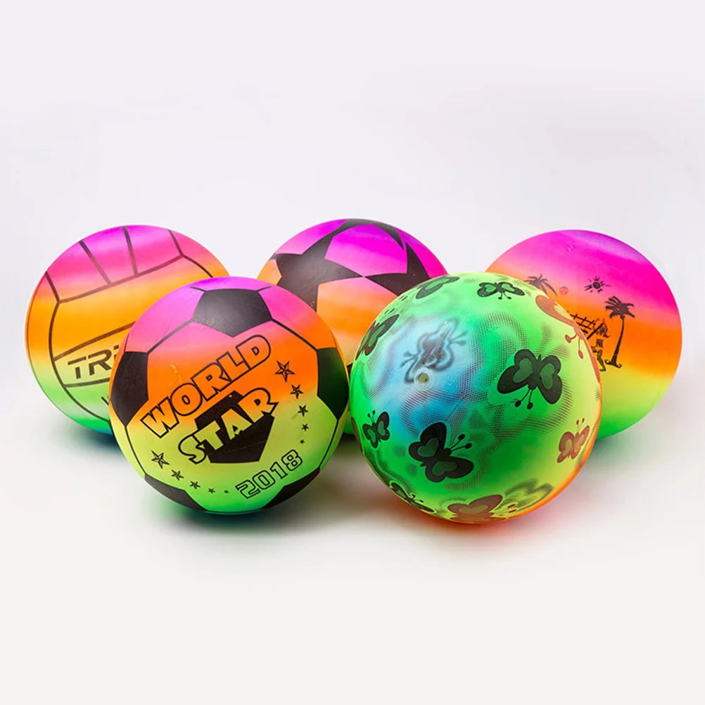 

3Pcs Rainbow Balls Designed for Kids Catch Throw Confidence Building Bright Sports Ball Outdoor Games Playground