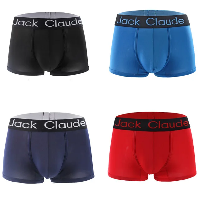6Pcs/Lot Jack Claude New Male Underwear Men Boxer Men\'s Sexy Underpants For Man Panties Breathable Underpanties cuecas Wholesale