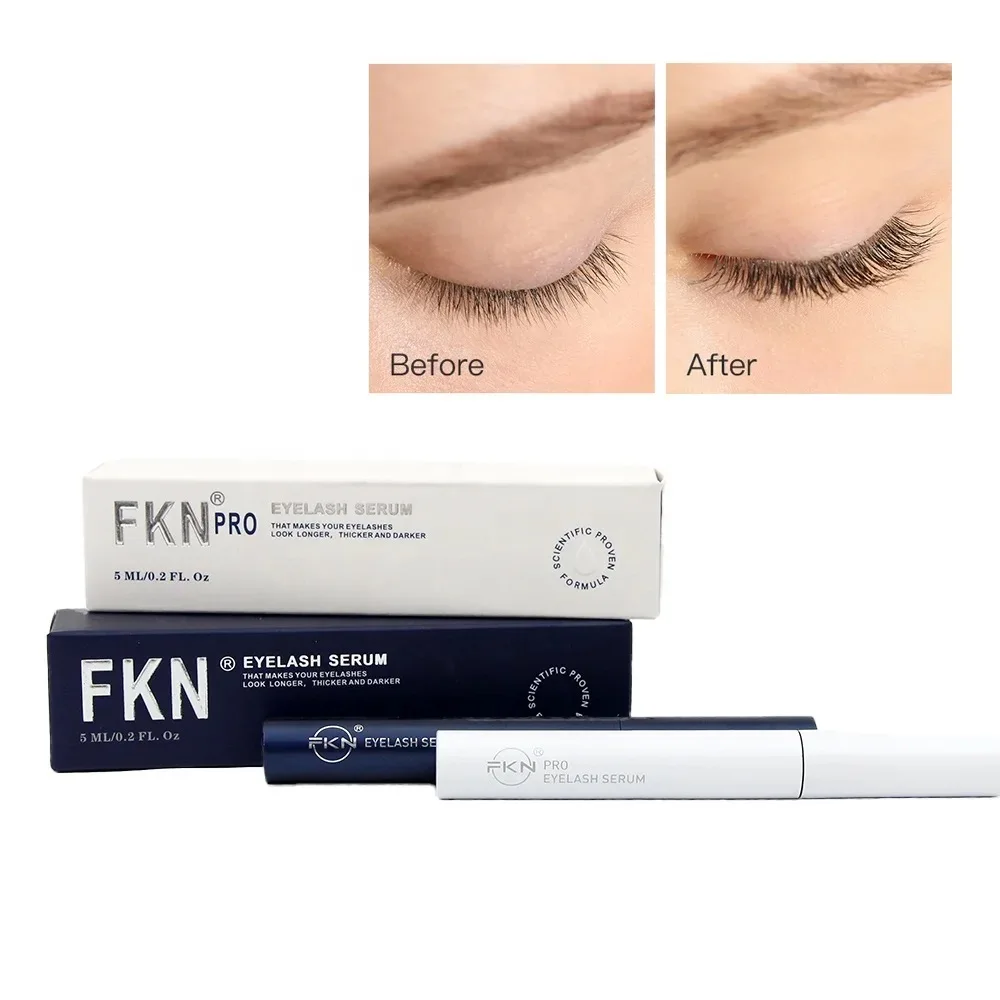 FKN-Soro De Crescimento De Cílios, Levantamento De Cílios Enhancer, Eye Lash Fuller, Nourish Mais Grosso, Alongamento Mais Longo, Essência De Sobrancelha