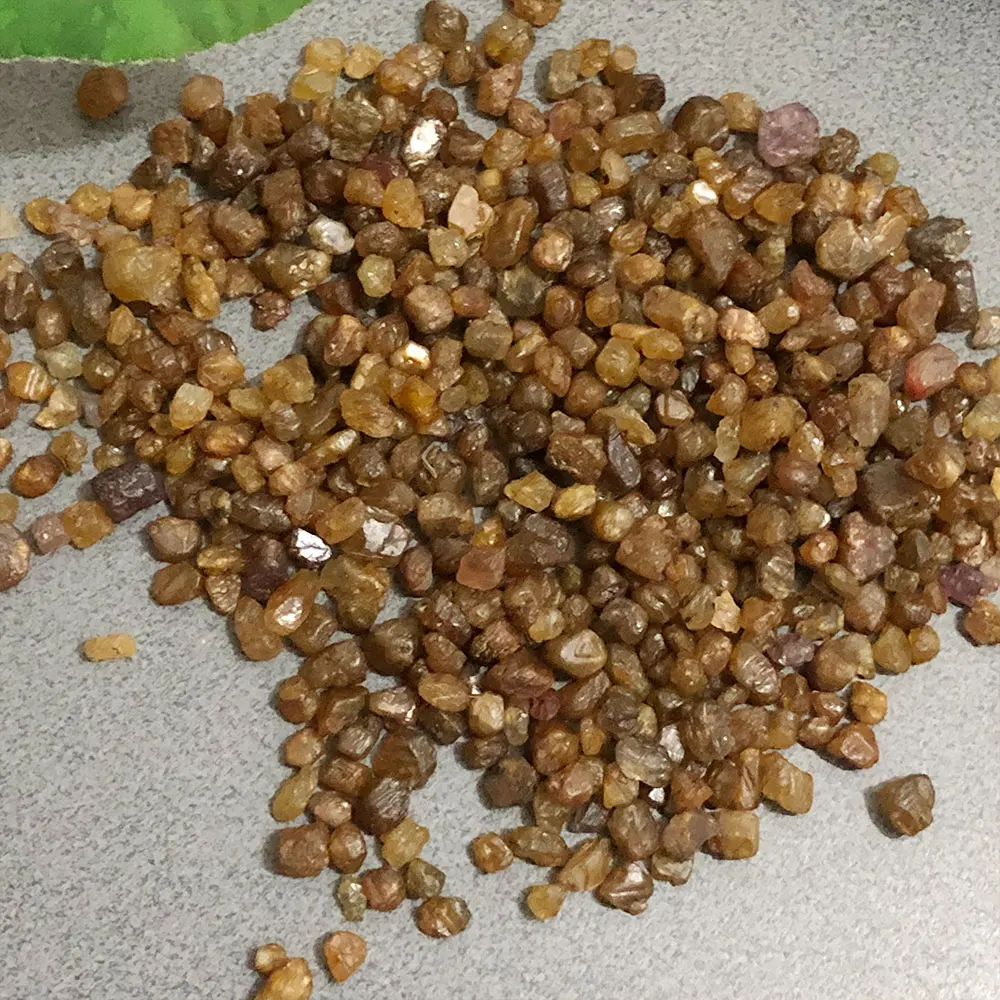 20g/Pack Small Size Natural Yellow Corundum Raw Chips Rough Crystals Mineral Crystal Healing Stone Gemstones Reiki Home Decor view 5