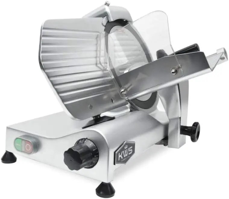 Motor Electric Meat Slicer 10-Inch with 304 Stainless Steel coated with Teflon Blade