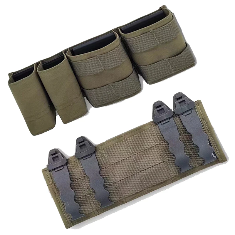 Airsoft 5 56 9MM Molle Mag Pouch Tactical Magazine Pouch Panel Holder Gear Hunting Expansion Insert Holster 500D Bag