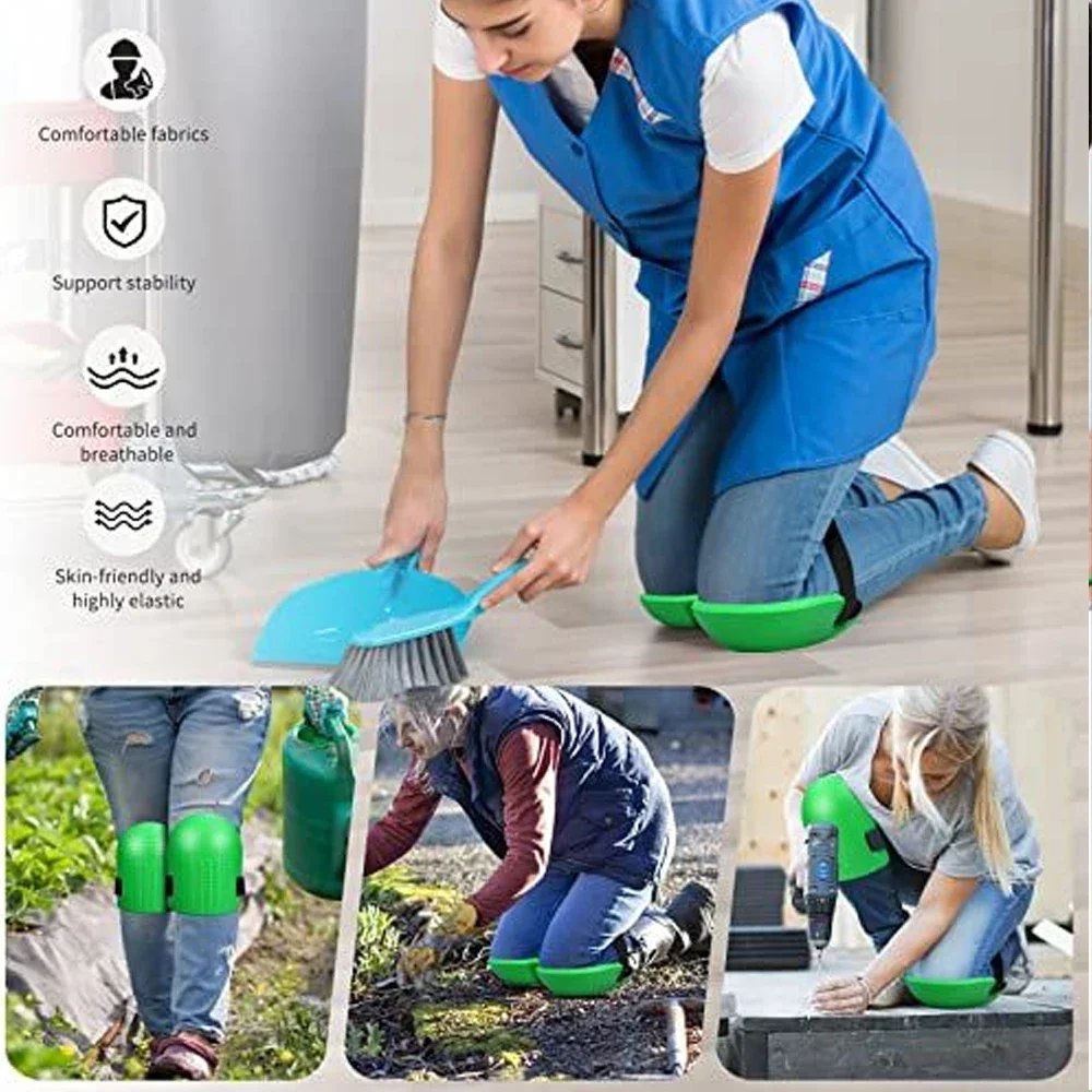 2/4/8Pcs Knee Protection Pad Tile Mud Workers Knee Paste Floor Wall Brick Artifacts Workers Brick Garden Manual Work Tools