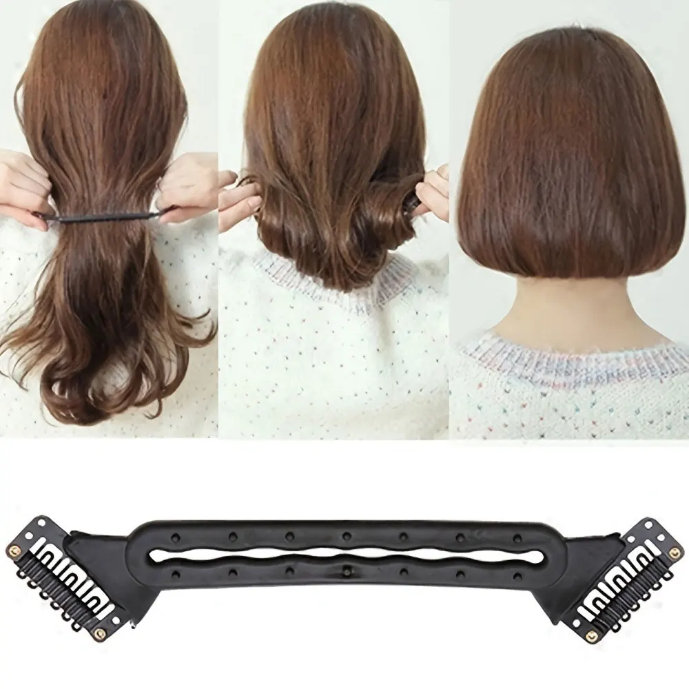 Bobbed Hair Holder Magic Curling Iron Transforming Long Hair Into Short Hair Braiding Hair Accessory