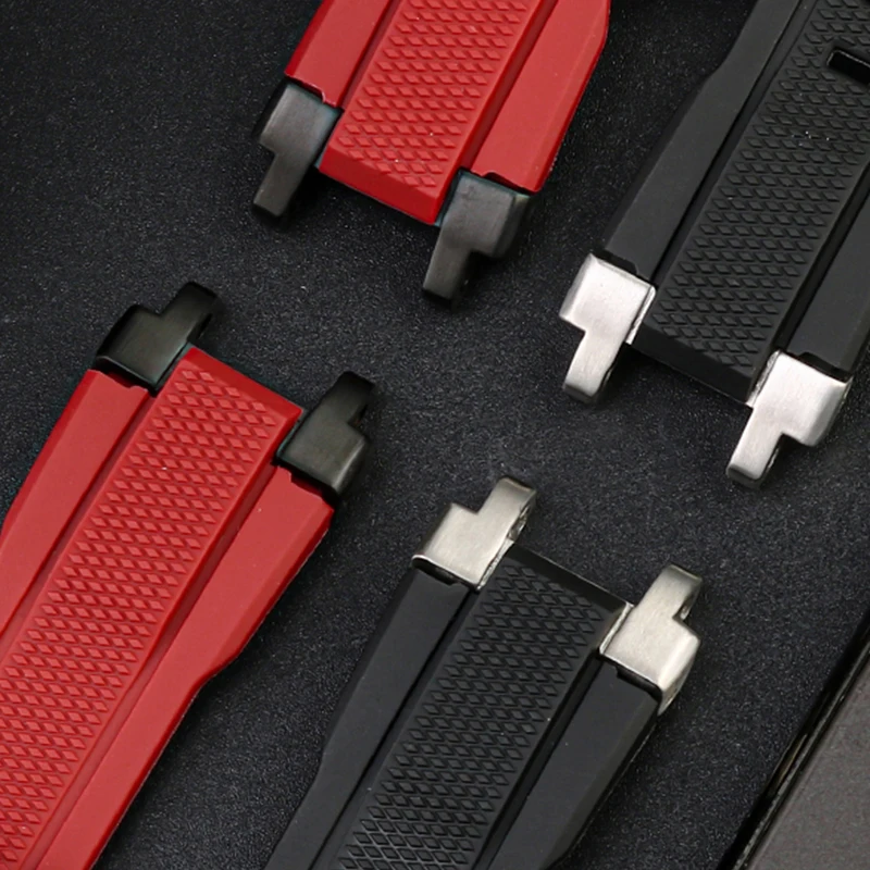 لساعة كاسيو جي شوك MTG-B1000 G1000 حزام ساعة مطاطي الصلب المعادن رابط سيليكون الرجال حزام الساعات اكسسوارات الأزرق الأحمر