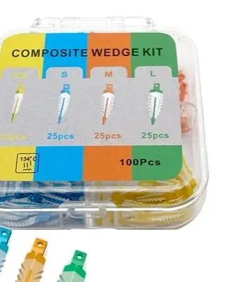 

Автоклавируемый силиконовый комплект стоматологических композитных клиней, адаптивные межзубные клинья и материал стоматологической матрицы