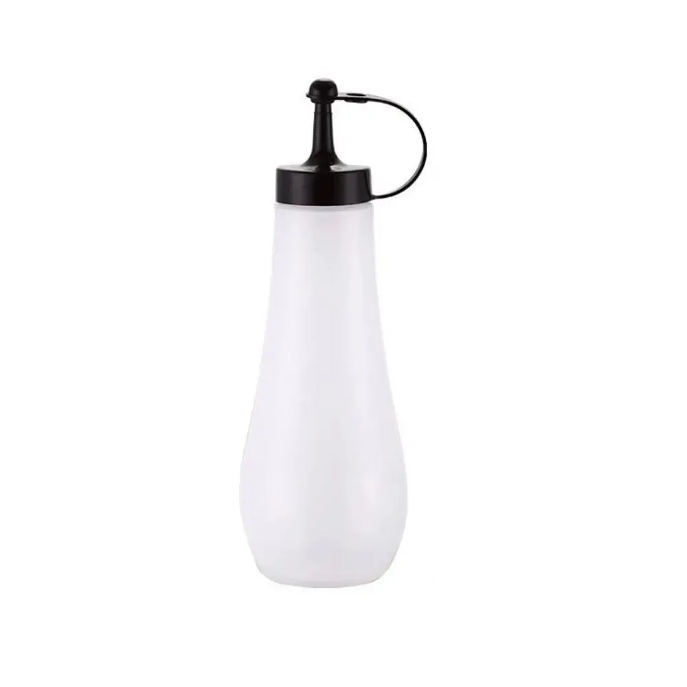 Plastic Condiment Squeeze Bottles Seasoning Hot Sauces Olive Oil Bottles Ketchup Mustard Dispensers Container Kitchen Gadgets