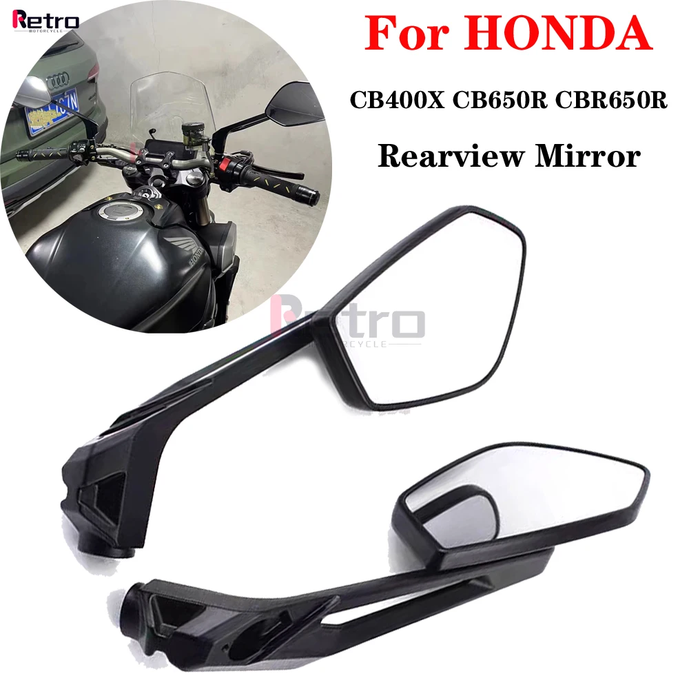 Rearview Mirror For HONDA CB400X CB650R CBR650R 2021-2024 Motorcycle Accessories Side Rear View Mirror