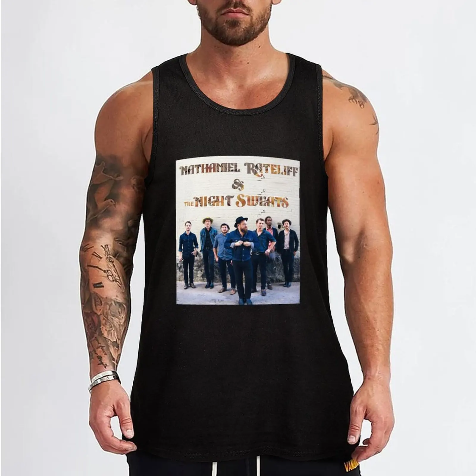 NATHANIEL RATELIF AND THE NIGHT SWEATS Tank Top Bodybuilding shirt sleeveless gym shirt man fitness anime